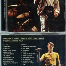 DAVID BOWIE – Madison Square Garden 1978 Final Night ( 2 CD SET ) ( Wardour ) ( MSG, New York, USA, May 9th, 1978 )