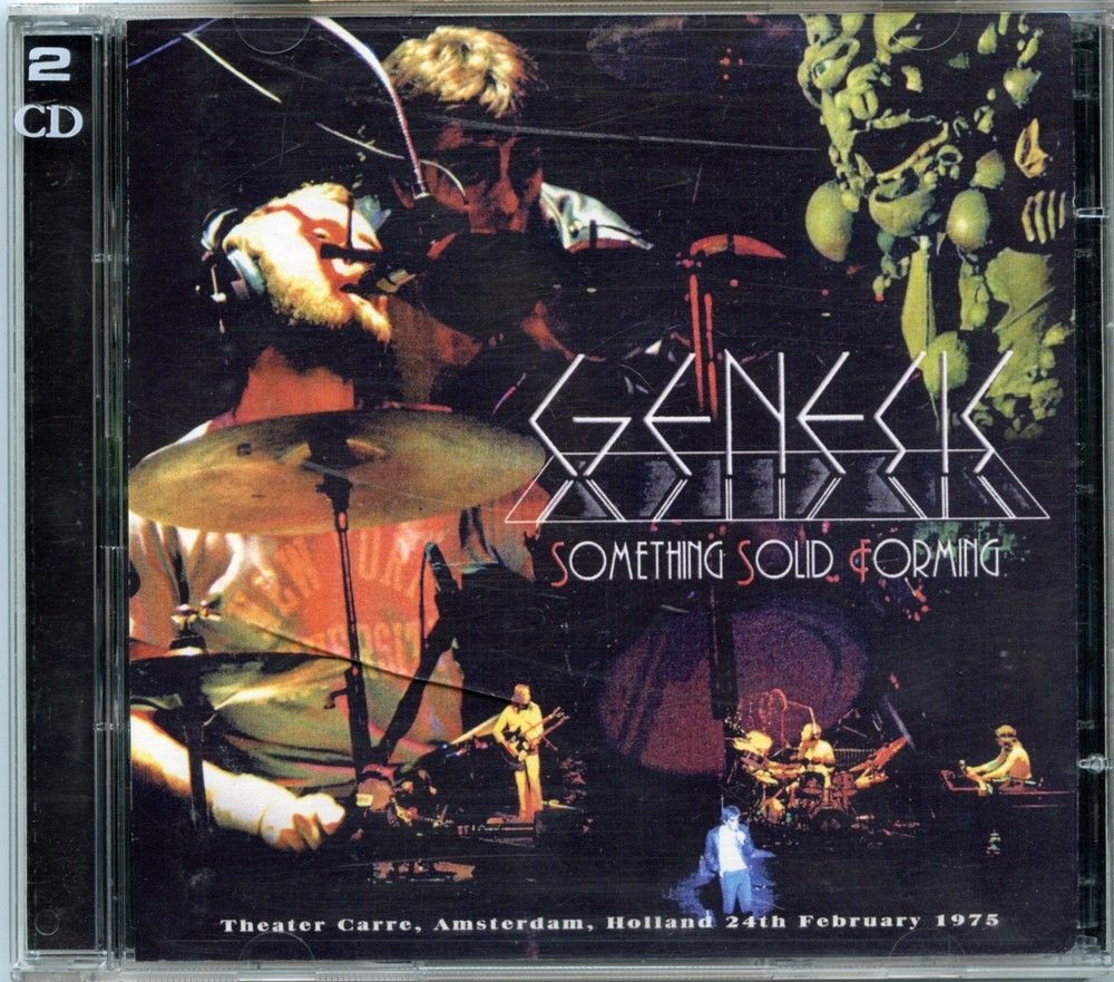 GENESIS – Something Solid Forming ( 2 CD SET ) ( Theater Carre, Amsterdam, Holland, February 24th, 1975 ) front cover GENESIS - Something Solid Forming ( 2 CD SET ) ( Theater Carre, Amsterdam, Holland, February 24th, 1975 ) front cover