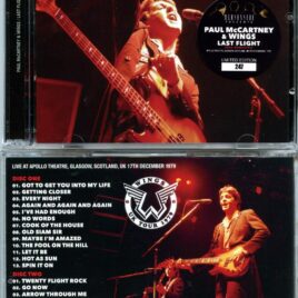 Paul McCartney – Last Flight 2024 Remaster ( 2 CD SET ) ( Merseyside ) ( Apollo Theatre, Glasgow, Scotland, UK, December 17th, 1979 )