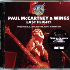 Paul McCartney - Last Flight 2024 Remaster ( 2 CD SET ) ( Merseyside ) ( Apollo Theatre, Glasgow, Scotland, UK, December 17th, 1979 ) front cover