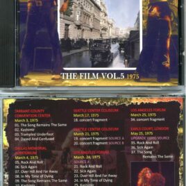 LED ZEPPELIN –  The Film Vol. 5  1975 ( 1 DVD ) ( WENDY ) ( Tarrant County, Dallas Memorial, LA Forum, Seattle And More… )