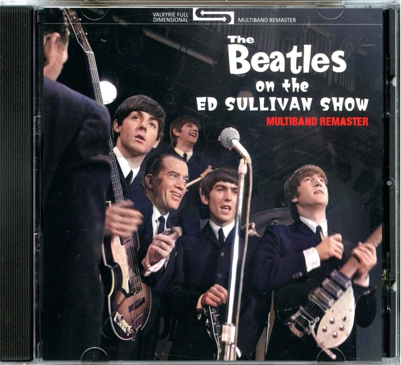 The Beatles – On The Ed Sullivan Show Multiband Remaster (Valkyrie ) (February 9th, 16th & 23rd, 1964 plus August 14th, 1965 ) front cover The Beatles - On The Ed Sullivan Show Multiband Remaster (Valkyrie ) (February 9th, 16th & 23rd, 1964 plus August 14th, 1965 ) front cover