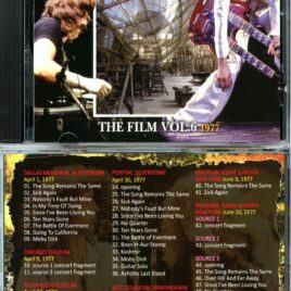 LED ZEPPELIN – The Film Vol 6 – 1977 ( 1 DVD ) ( Wendy ) ( Dallas Memorial, Richfield Coliseum, MSG, Pontiac Silverdome & more )