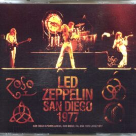 LED ZEPPELIN - San Diego 1977 ( 3 CD SET ) ( Mike Milliard Unmarked 1st Generation Cassette Transfer, June 19th, 1977 ) front cover