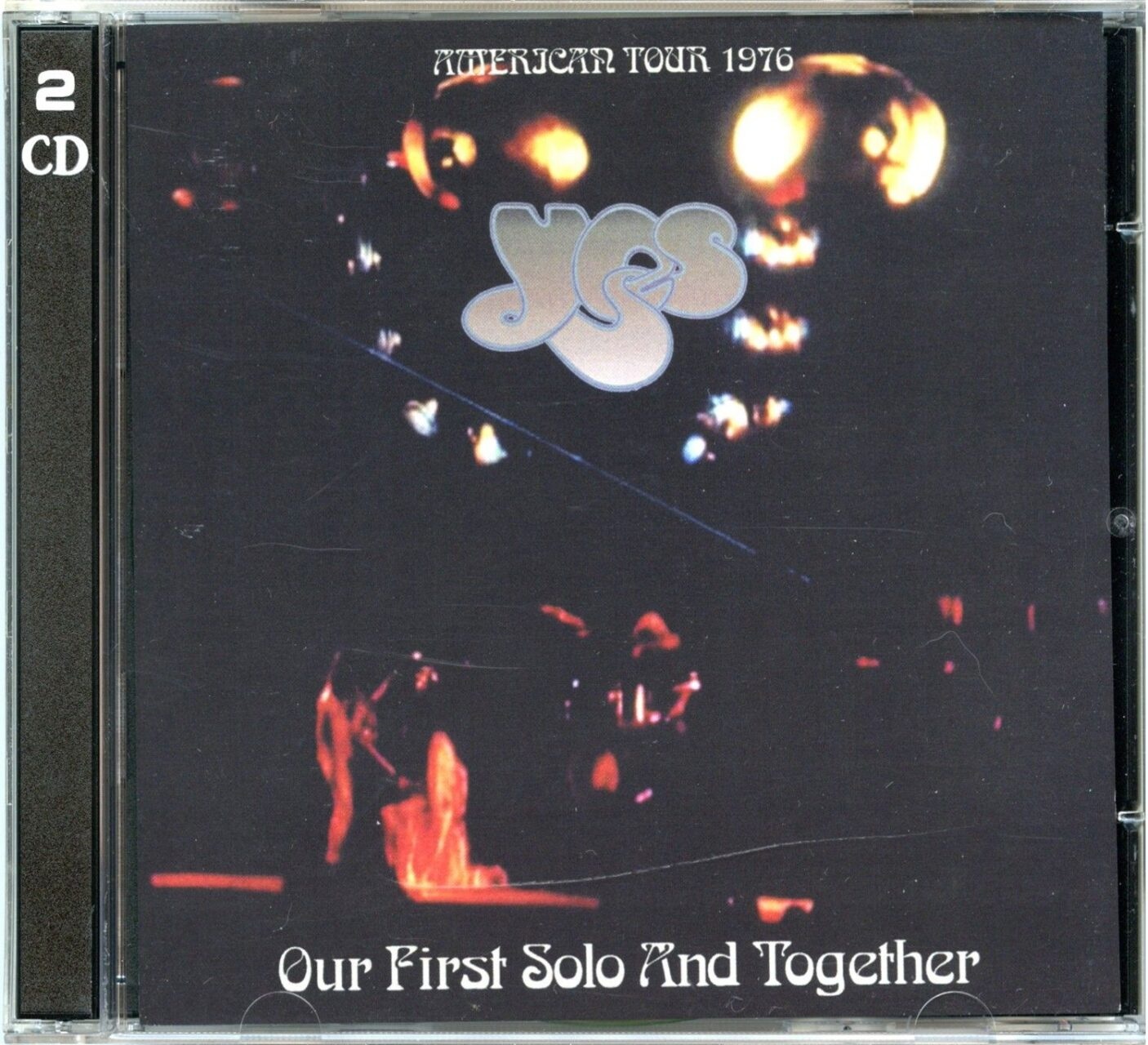 YES – Our First Solo And Together ( 2 CD SET ) ( Blue Cafe ) ( American Tour 1976 ) front cover YES - Our First Solo And Together ( 2 CD SET ) ( Blue Cafe ) ( American Tour 1976 ) front cover