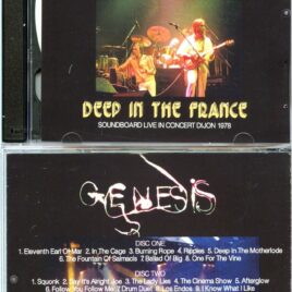 GENESIS – Deep In The France ( 2 CD SET ) ( Blue Cafe ) ( Soundboard from Palais Des Sports, Dijon, France, June 3rd, 1978 )