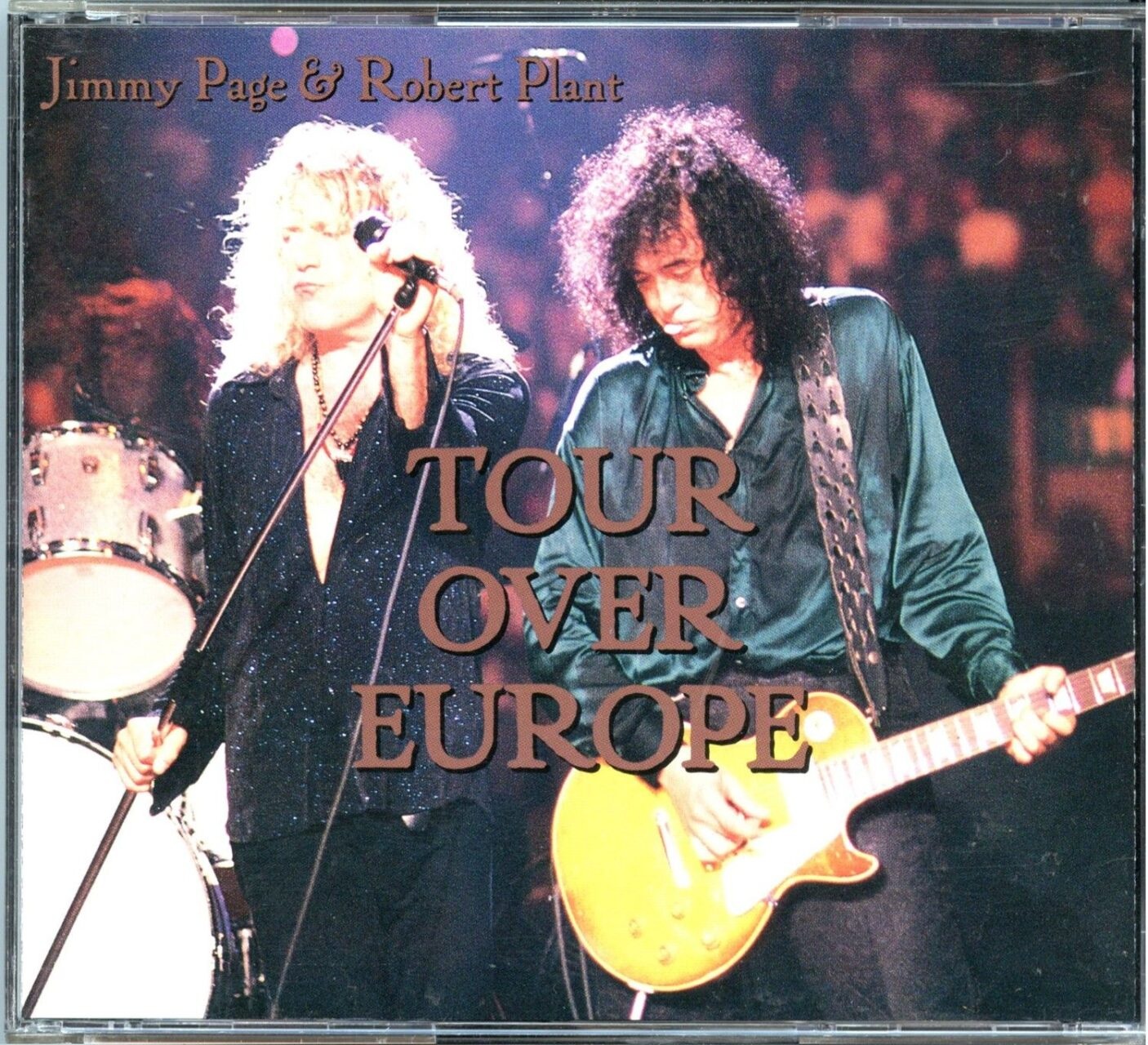 LED ZEPPELIN – Page And Plant – Tour Over Europe ( 2 CD SET ) ( Milan , Italy, June 10th, 1995 ) front cover LED ZEPPELIN - Page And Plant - Tour Over Europe ( 2 CD SET ) ( Milan , Italy, June 10th, 1995 ) front cover