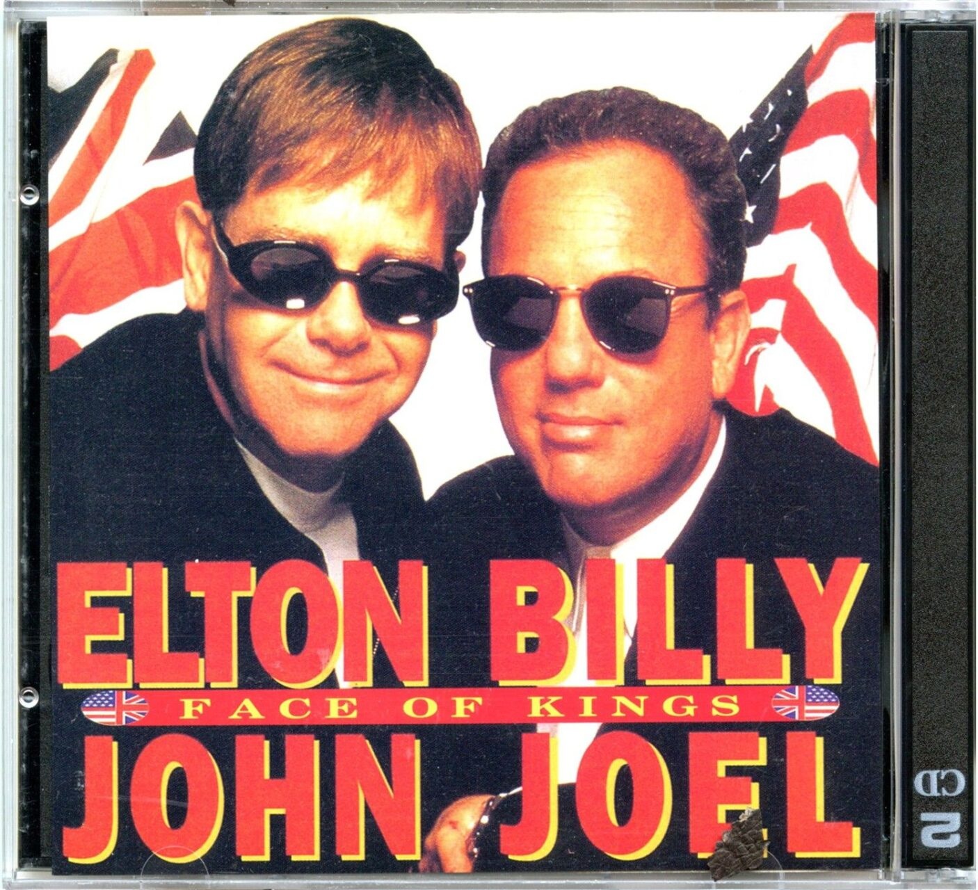 Elton John Billy Joel – Face Of Kings Piano Man Tour 1994 ( 2 CD SET ) ( Three Rivers Stadium ,Pittsburgh, PA, USA, August 2nd, 1994 ) front cover Elton John Billy Joel - Face Of Kings Piano Man Tour 1994 ( 2 CD SET ) ( Three Rivers Stadium ,Pittsburgh, PA, USA, August 2nd, 1994 ) front cover