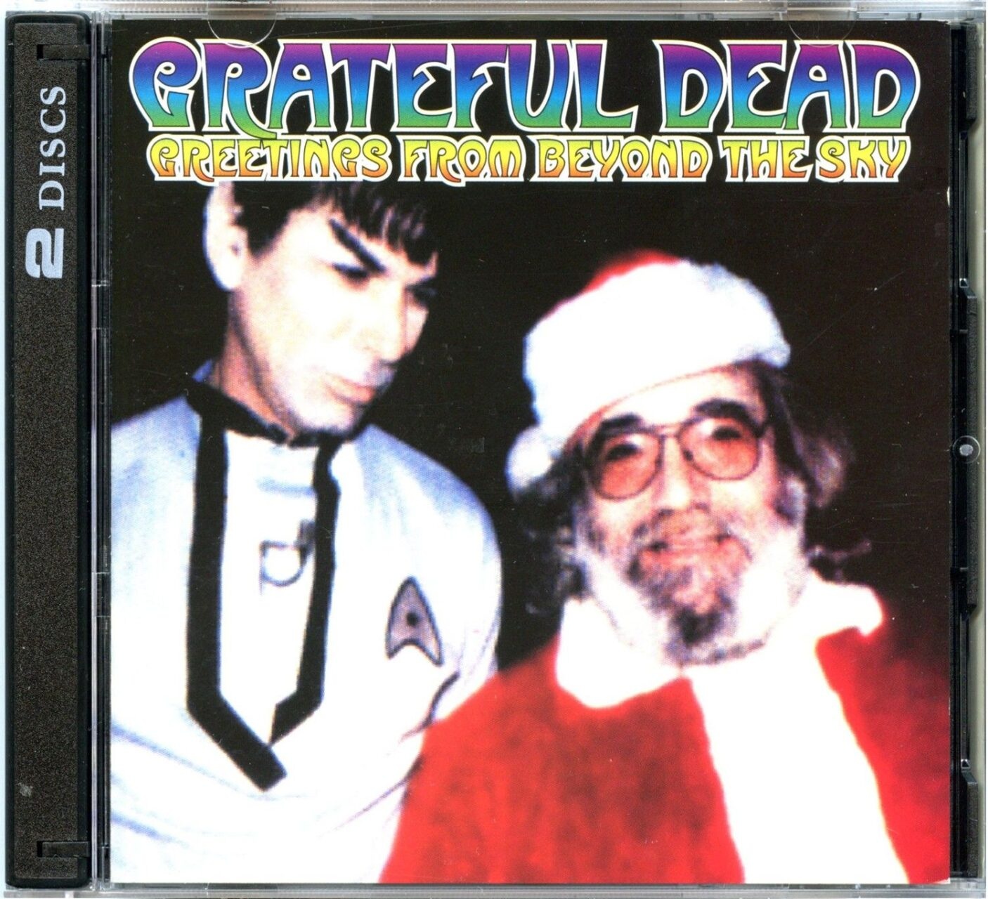 Grateful Dead – Greetings From Beyond The Sky ( 2 CD SET ) ( Deer Creek Amphitheatre, Noblesville, IN, USA, July 21st, 1994 ) front cover Grateful Dead - Greetings From Beyond The Sky ( 2 CD SET ) ( Deer Creek Amphitheatre, Noblesville, IN, USA, July 21st, 1994 ) front cover