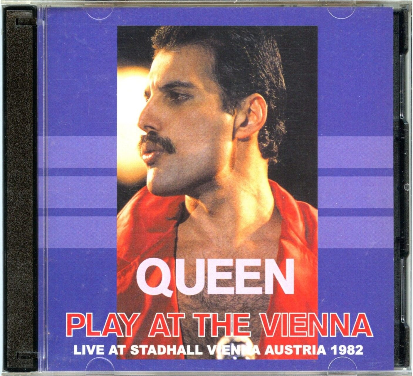 QUEEN – Play At The Vienna ( 2 CD SET ) ( Breakdown ) ( Live at Stadhall, Vienna, Austria, May 13th, 1982 ) front cover QUEEN - Play At The Vienna ( 2 CD SET ) ( Breakdown ) ( Live at Stadhall, Vienna, Austria, May 13th, 1982 ) front cover