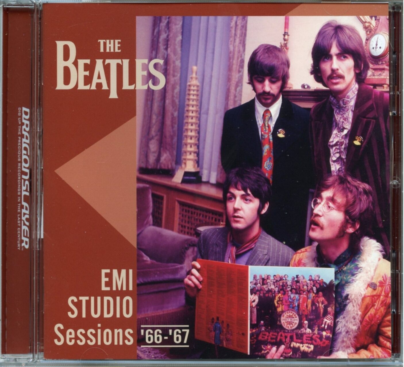 The Beatles – Emi Studio Sessions 1966 – 1967 (1 CD )( London, UK, Nov 1966-January 1967 ) (Eternal Grooves) front cover The Beatles - Emi Studio Sessions 1966 - 1967 (1 CD )( London, UK, Nov 1966-January 1967 ) (Eternal Grooves) front cover