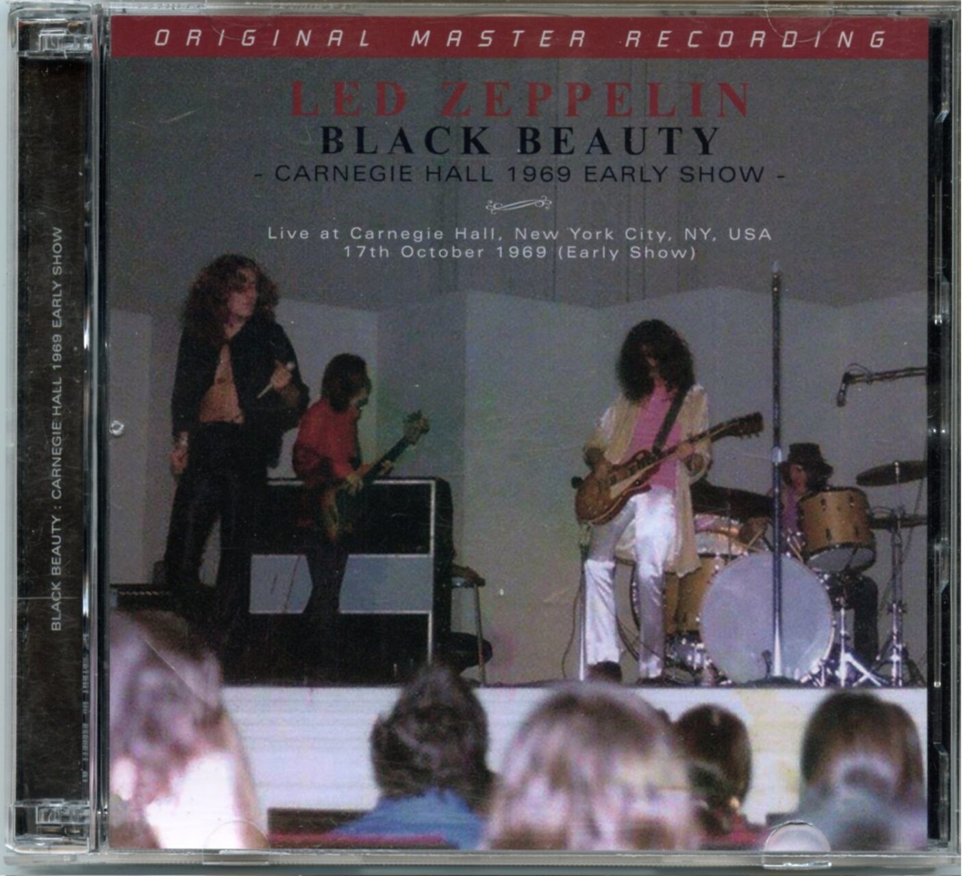 Led ZEPPELIN – Black Beauty (2 CD set) ( Live at Carnegie Hall, NYC, USA, October 17th, 1969 ) front cover Led ZEPPELIN - Black Beauty (2 CD set) ( Live at Carnegie Hall, NYC, USA, October 17th, 1969 ) front cover