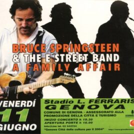 Bruce Springsteen & The E Street Band a Family Affair (3 Cd Set) (Genova Italy Stadio Luigi Ferraris June 11 1999) front cover