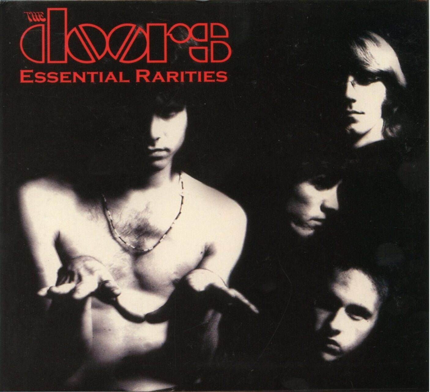 The Doors – Essential Rarities ( 15 Ultra Rare tracks previously unreleased ) front cover The Doors - Essential Rarities ( 15 Ultra Rare tracks previously unreleased ) front cover