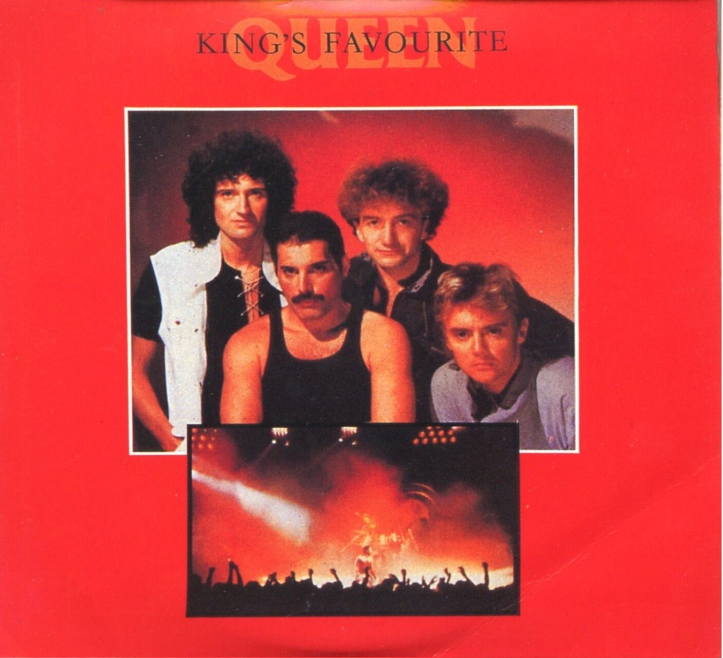 Queen – King’s Favourite (2 Cd Set) (Live Vorst National Brussels Belgium, September 25th, 1984 ) front cover Queen - King’s Favourite (2 Cd Set) (Live Vorst National Brussels Belgium, September 25th, 1984 ) front cover