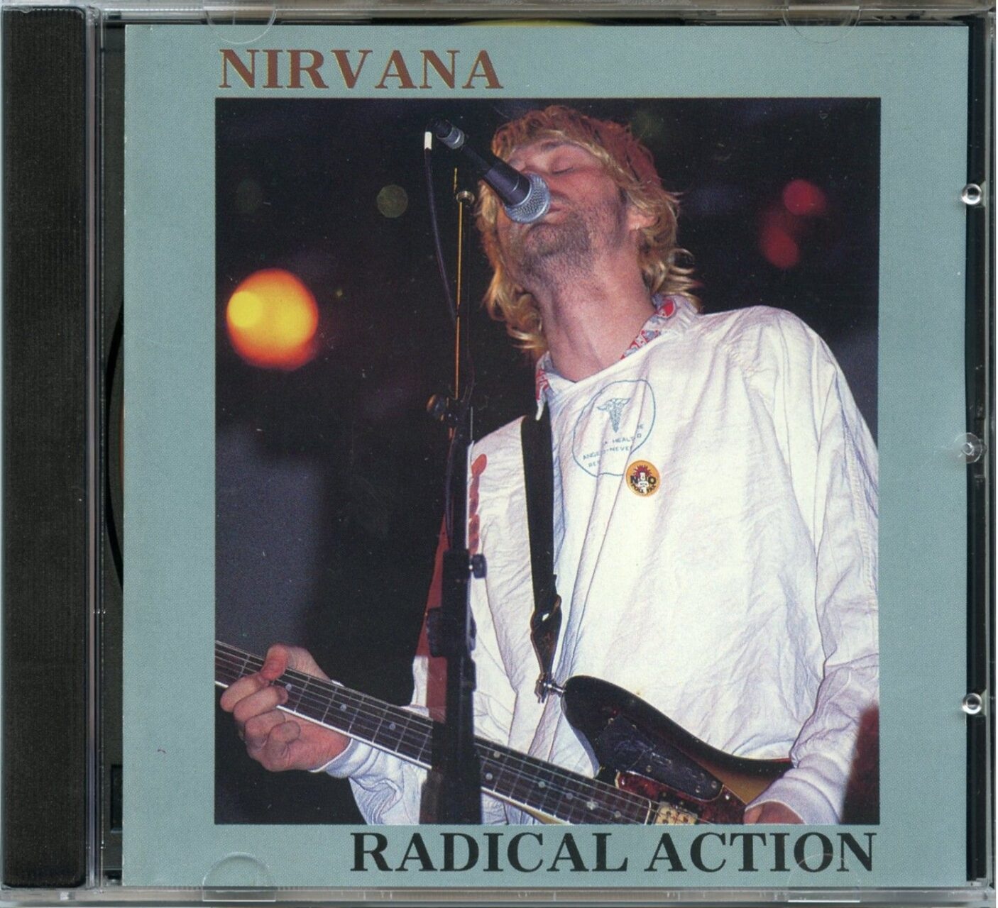 NIRVANA – Radical Action ( Live in Amsterdam 1991 And Hollywood 1990 ) front cover NIRVANA - Radical Action ( Live in Amsterdam 1991 And Hollywood 1990 ) front cover