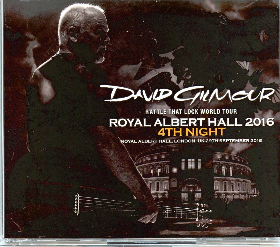 David Gilmour – Royal Albert Hall 2016 4th Night ( 3 CD SET )( SIGMA ) ( RAH, London, UK, September 29th, 2016 ) front cover David Gilmour - Royal Albert Hall 2016 4th Night ( 3 CD SET )( SIGMA ) ( RAH, London, UK, September 29th, 2016 ) front cover