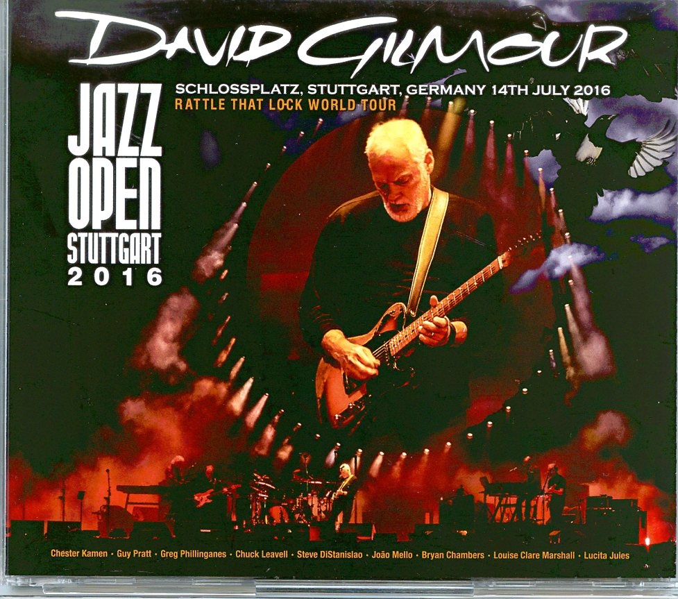 David Gilmour – Jazz Open Stuttgart 2016 ( 3 CD SET )( SIGMA ) ( Schlossplatz, Stuttgart, Germany, July 14th, 2016 ) front cover David Gilmour - Jazz Open Stuttgart 2016 ( 3 CD SET )( SIGMA ) ( Schlossplatz, Stuttgart, Germany, July 14th, 2016 ) front cover