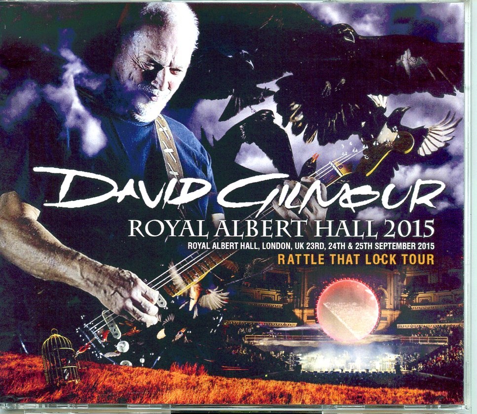 David Gilmour – Royal Albert Hall 2015 ( 6 CD SET ) ( AMITY ) ( Royal Albert Hall, London UK , September 23rd, 24th and 25th , 2015 ) front cover David Gilmour - Royal Albert Hall 2015 ( 6 CD SET ) ( AMITY ) ( Royal Albert Hall, London UK , September 23rd, 24th and 25th , 2015 ) front cover