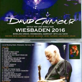 David Gilmour – Wiesbaden 2016 ( 3 CD SET )( SIGMA ) ( Bowling Green, Wiesbaden, Germany, July 18th, 2018 )