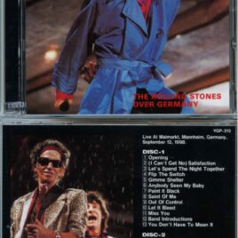 THE ROLLING STONES – Over Germany ( 2 CD SET ) ( Vinyl Gang ) ( Maimarkt, Mannheim, Germany, September 12th, 1998 )