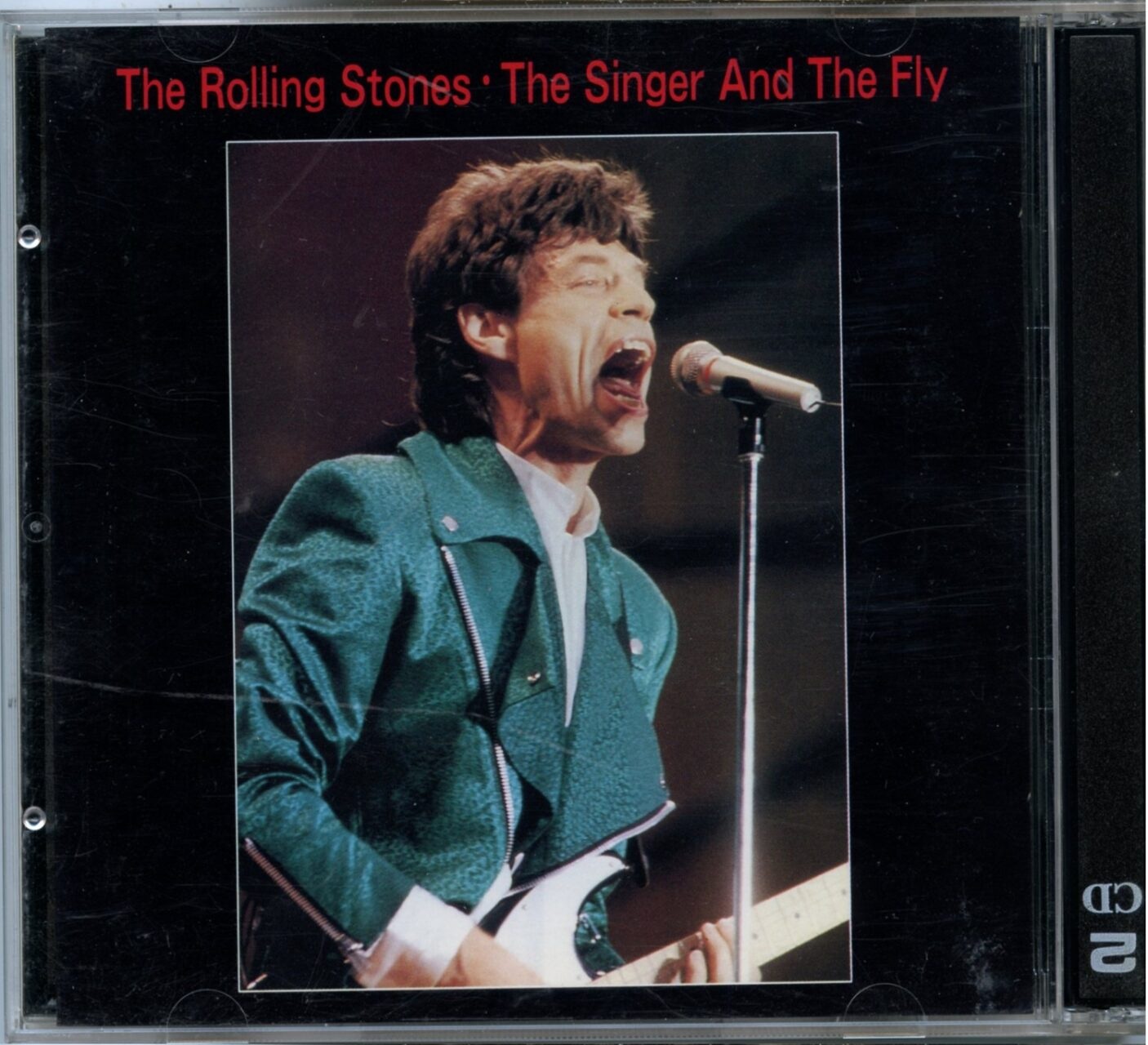 THE ROLLING STONES – The Singer And The Fly ( 2 CD SET ) ( Vinyl Gang ) ( Parc Des Princes, Paris, France, June 25th, 1990 ) front cover THE ROLLING STONES - The Singer And The Fly ( 2 CD SET ) ( Vinyl Gang ) ( Parc Des Princes, Paris, France, June 25th, 1990 ) front cover