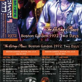 THE ROLLING STONES – Boston Garden 1972 Two Days ( 3 CD SET ) ( 2025 MAYFLOWER ) ( Boston Garden, July 18th & 19th, 1972 )