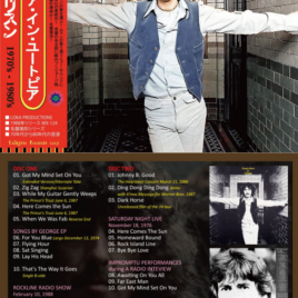 George Harrison – Somewhere in Utopia ( 2 CD SET ) ( 2025 VALKYRIE ) ( Rockline Radio Show 1988, plus Saturday Night Live 1976
