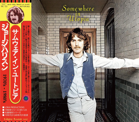 George Harrison – Somewhere in Utopia ( 2 CD SET ) ( 2025 VALKYRIE ) ( Rockline Radio Show 1988, plus Saturday Night Live 1976 front cover George Harrison - Somewhere in Utopia ( 2 CD SET ) ( 2025 VALKYRIE ) ( Rockline Radio Show 1988, plus Saturday Night Live 1976 front cover