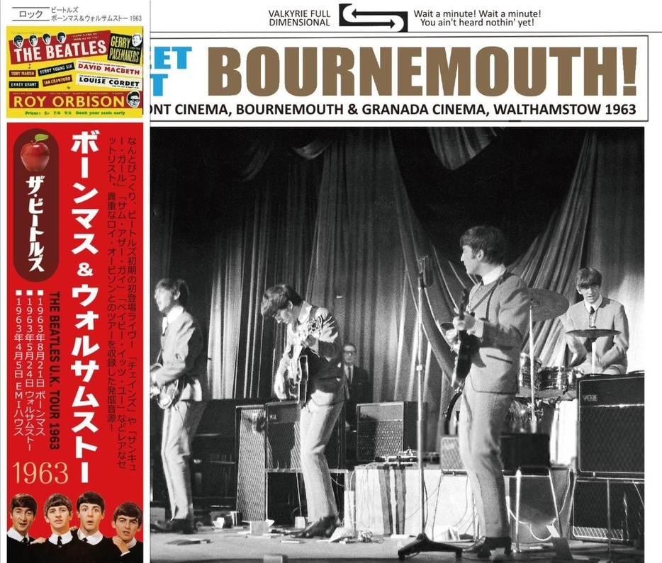 THE BEATLES – Meet At Bournemouth 1963 ( 2025 VALKYRIE ) ( Gamount Cinema, Granada Cinema & EMI House Manchester Square, April front cover THE BEATLES - Meet At Bournemouth 1963 ( 2025 VALKYRIE ) ( Gamount Cinema, Granada Cinema & EMI House Manchester Square, April front cover