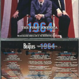 THE BEATLES – The First America 1964 ( 1 CD – 2 DVD SET ) ( GOLDIES ) ( Ed Sullivan including Alternate Edits, Washington Coliseum plus Live News Reports )