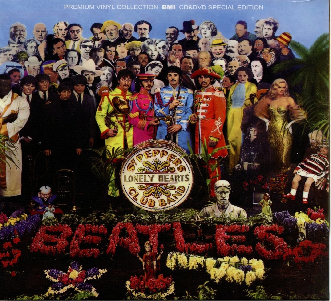 THE BEATLES – Sgt. Pepper’s Lonely Hearts Club Band Premium Vinyl Collection ( 2025 BMI ) ( 1984 HQ Nimbus Supercut UK, plus Premium High ResolucionAudio Selection ) front cover THE BEATLES - Sgt. Pepper's Lonely Hearts Club Band Premium Vinyl Collection ( 2025 BMI ) ( 1984 HQ Nimbus Supercut UK, plus Premium High ResolucionAudio Selection ) front cover