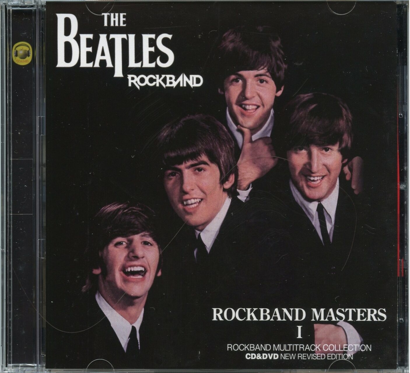 THE BEATLES – Rockband Masters Vol 1 ( 1 CD – 1 DVD ) ( GOLDIES ) ( Multitracks Remix and Multitracks Intrumental, plus Dreamscape Video plus more ) front cover THE BEATLES - Rockband Masters Vol 1 ( 1 CD - 1 DVD ) ( GOLDIES ) ( Multitracks Remix and Multitracks Intrumental, plus Dreamscape Video plus more ) front cover