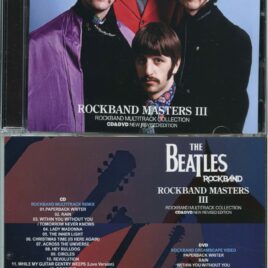 THE BEATLES – Rockband Masters Vol 3 ( 1 CD – 1 DVD ) ( GOLDIES ) ( Multitracks Remix and Multitracks Intrumental, plus Dreamscape Video plus more )