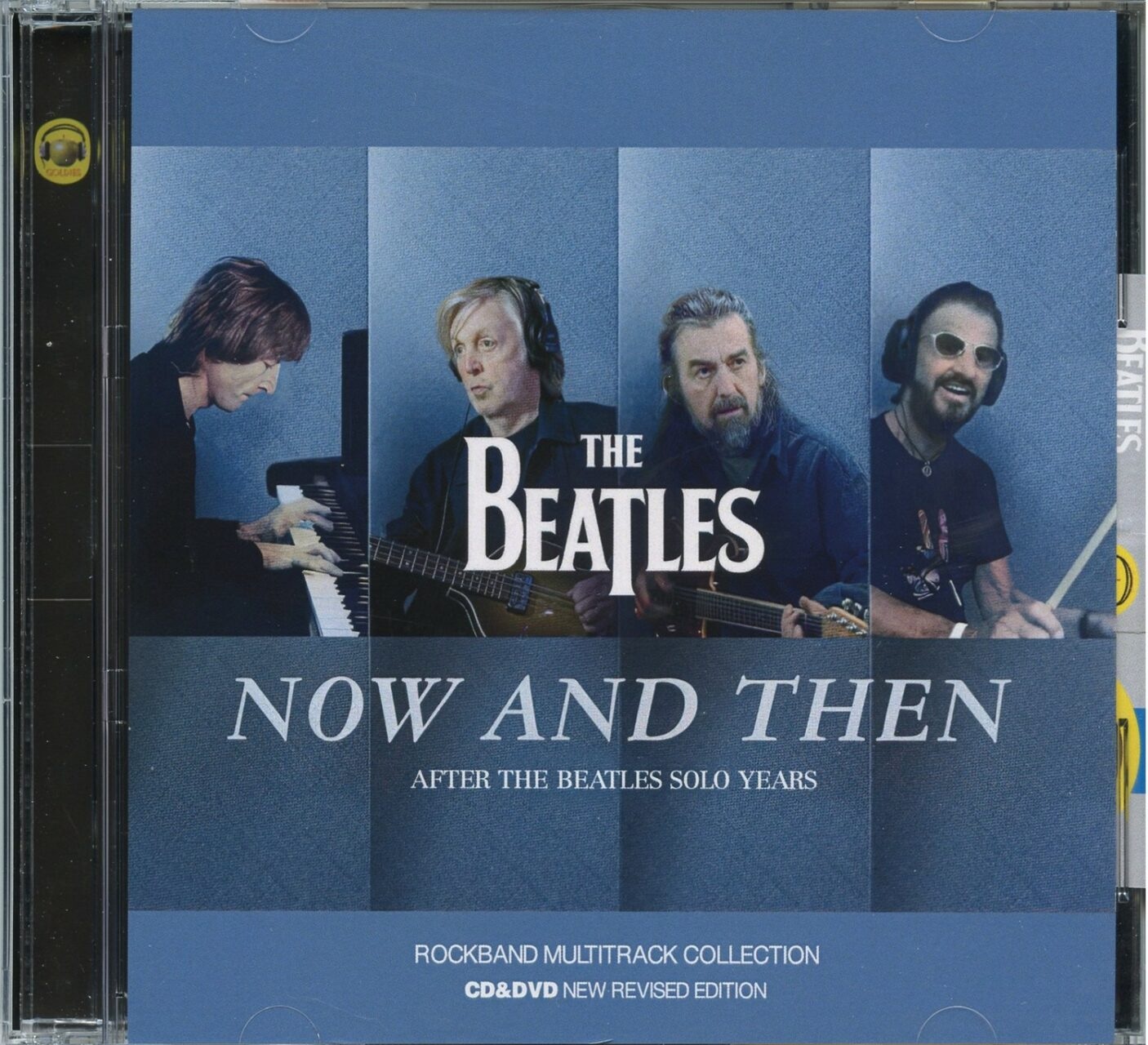 THE BEATLES – Now And Then After The Beatles Solo Years ( 1 CD – 1 DVD SET ) ( GOLDIES ) ( Rockband Multitracks Remixes, plus Dreamscape Video plus more ) front cover THE BEATLES - Now And Then After The Beatles Solo Years ( 1 CD - 1 DVD SET ) ( GOLDIES ) ( Rockband Multitracks Remixes, plus Dreamscape Video plus more ) front cover
