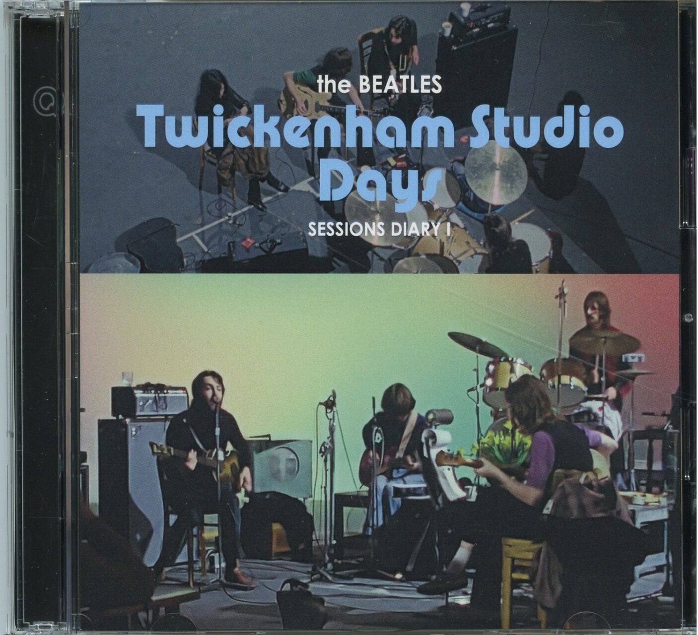 THE BEATLES – Twickenham Studio Days Session Diary 1 ( 2 CD SET ) ( REQUEST ) ( Day 1 Thursday January 2nd to Day 7 Friday January 10th, 1969 ) front cover THE BEATLES - Twickenham Studio Days Session Diary 1 ( 2 CD SET ) ( REQUEST ) ( Day 1 Thursday January 2nd to Day 7 Friday January 10th, 1969 ) front cover