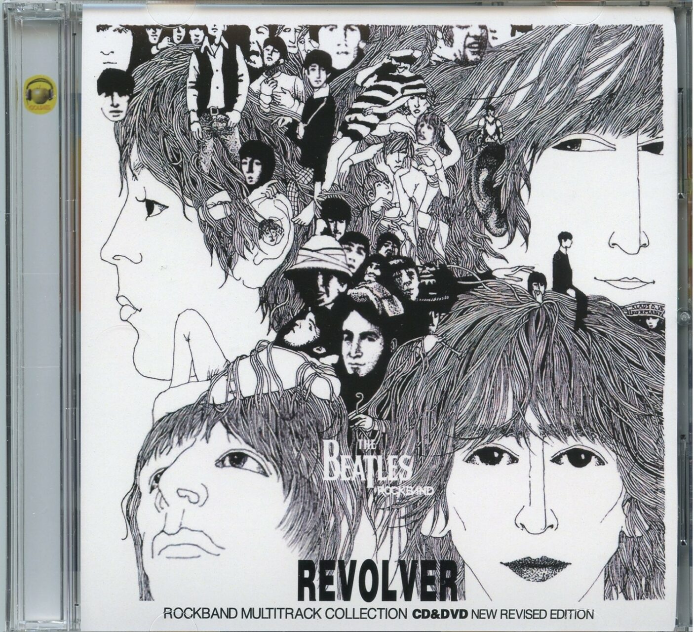 THE BEATLES – Revolver Rockband ( 1 CD – 1 DVD SET ) ( GOLDIES ) ( Rockband Multitracks Remixes, plus Dreamscape Video plus more ) front cover THE BEATLES - Revolver Rockband ( 1 CD - 1 DVD SET ) ( GOLDIES ) ( Rockband Multitracks Remixes, plus Dreamscape Video plus more ) front cover