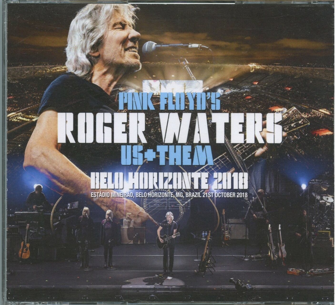 PINK FLOYD Roger Waters – Belo Horizonte 2018 ( 3 CD SET )( Amity ) ( Estadio Mineirão, Belo Horizonte, MG, Brazil, October 21st, 2018 ) front cover PINK FLOYD Roger Waters - Belo Horizonte 2018 ( 3 CD SET )( Amity ) ( Estadio Mineirão, Belo Horizonte, MG, Brazil, October 21st, 2018 ) front cover