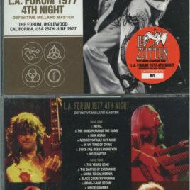 LED ZEPPELIN – LA Forum 1977 4th Night Definitive Millard Master ( 3 CD SET ) ( The Forum Inglewood, CA, USA, June 25th, 1977 )
