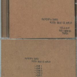 ERIC CLAPTON with SANTANA – Village Recording Tapes ( Village Recorder Studio, San Francisco, CA, October 18, 1970, soundboard. )