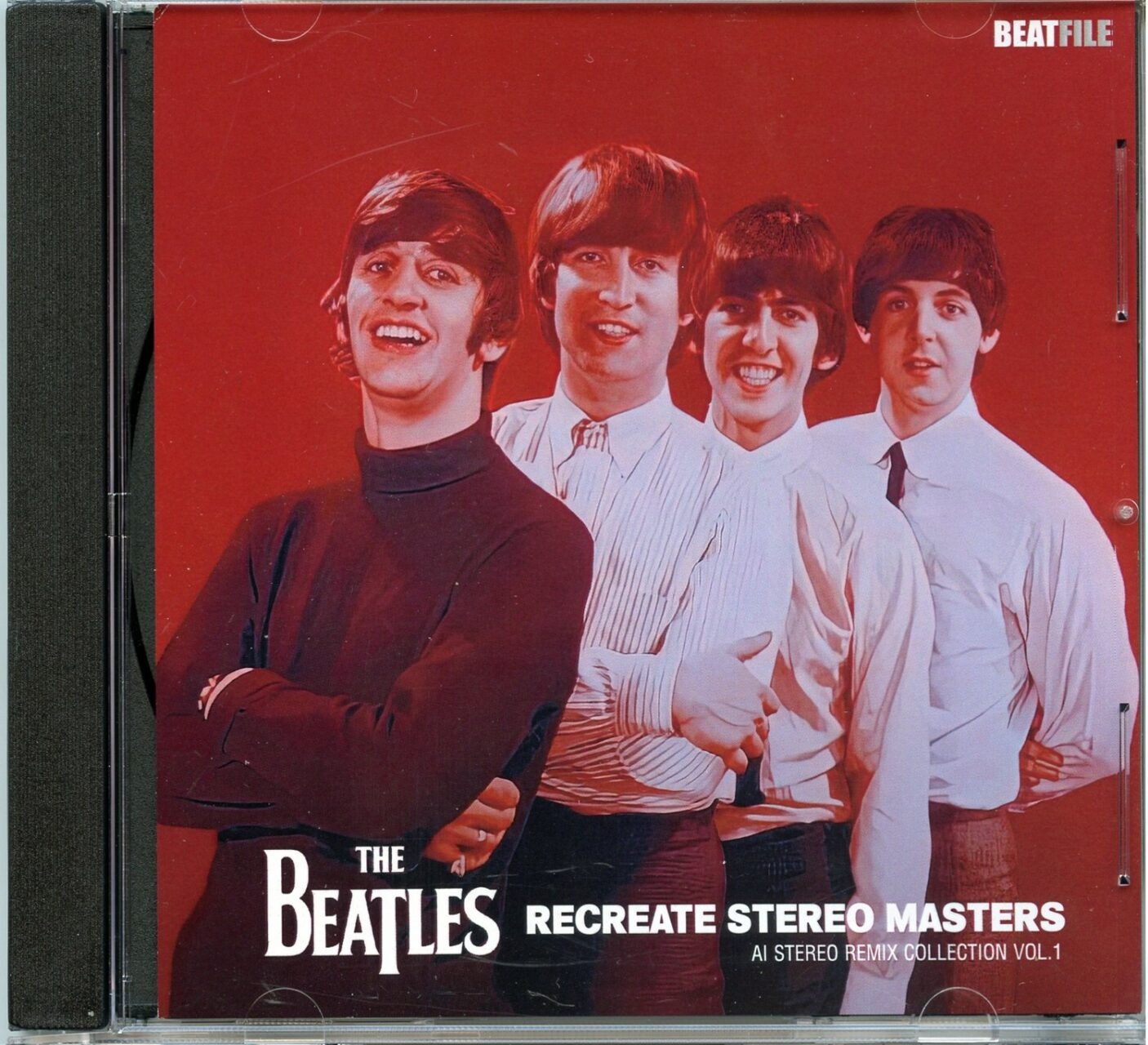 The Beatles – Recreate Stereo Masters ( BEATFILE ) ( AI Stereo Remix Collection Vol. 1 ) front cover The Beatles - Recreate Stereo Masters ( BEATFILE ) ( AI Stereo Remix Collection Vol. 1 ) front cover