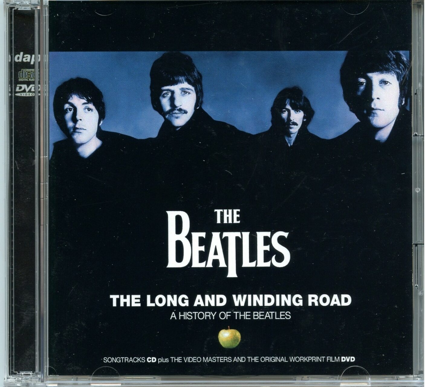 The Beatles – The Long And Winding Road ( 1 CD – 1 DVD SET ) ( DAP ) ( 2025 Songtracks CD, Video Masters And The Original Workprint Film DVD ) front cover The Beatles - The Long And Winding Road ( 1 CD - 1 DVD SET ) ( DAP ) ( 2025 Songtracks CD, Video Masters And The Original Workprint Film DVD ) front cover