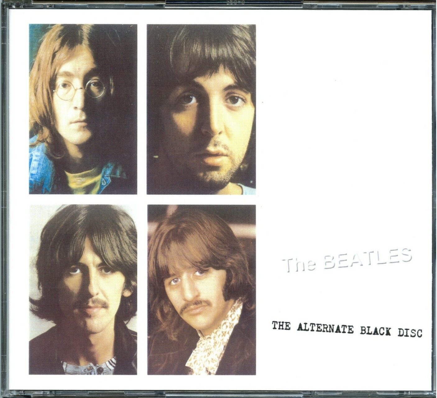 The Beatles – The Alternate Black Disc ( 3 CD SET ) ( CPCS ) ( White Album Recording Sessions, Alt Mixes and Longer Cuts ) front cover The Beatles - The Alternate Black Disc ( 3 CD SET ) ( CPCS ) ( White Album Recording Sessions, Alt Mixes and Longer Cuts ) front cover