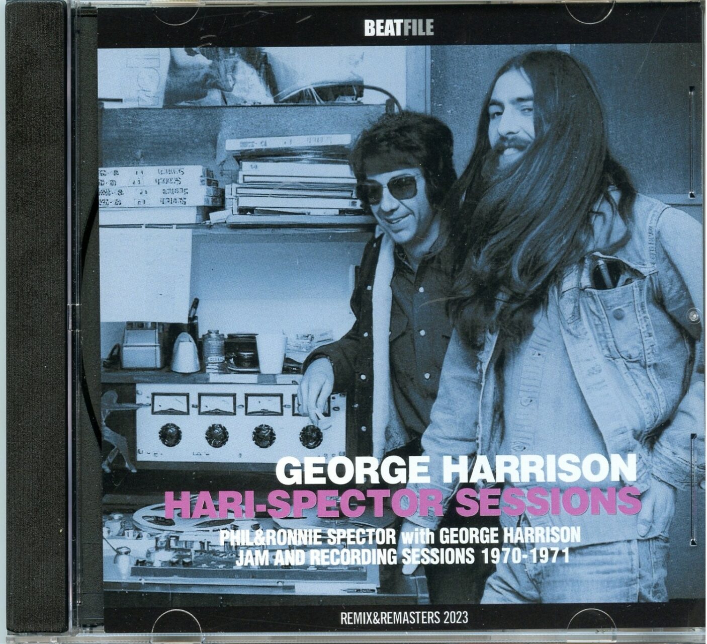 George Harrison – Hari Spector Sessions ( BEATFILE ) ( Phil And Ronnie Spector With George, Jam and Recording Sessions 1970-1971 ) front cover George Harrison - Hari Spector Sessions ( BEATFILE ) ( Phil And Ronnie Spector With George, Jam and Recording Sessions 1970-1971 ) front cover