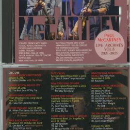 PAUL McCARTNEY – Live Archives Vol. 8 ( 2 CD SET )( 2026 MISTERCLAUDEL ) ( Live Performances, Concert, Radio & TV Appearances 2021-2025 )