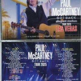 PAUL McCARTNEY – GOT BACK TOUR 2025 Allegiant Stadium Las Vegas ( 2 CD – 1 DVD ) ( NOW DISC ) ( Allegiant Stadium, Las Vegas, NV, USA, October 4th, 2025 )