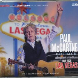 PAUL McCARTNEY - GOT BACK TOUR 2025 Allegiant Stadium Las Vegas ( 2 CD - 1 DVD ) ( NOW DISC ) ( Allegiant Stadium, Las Vegas, NV, USA, October 4th, 2025 ) front cover