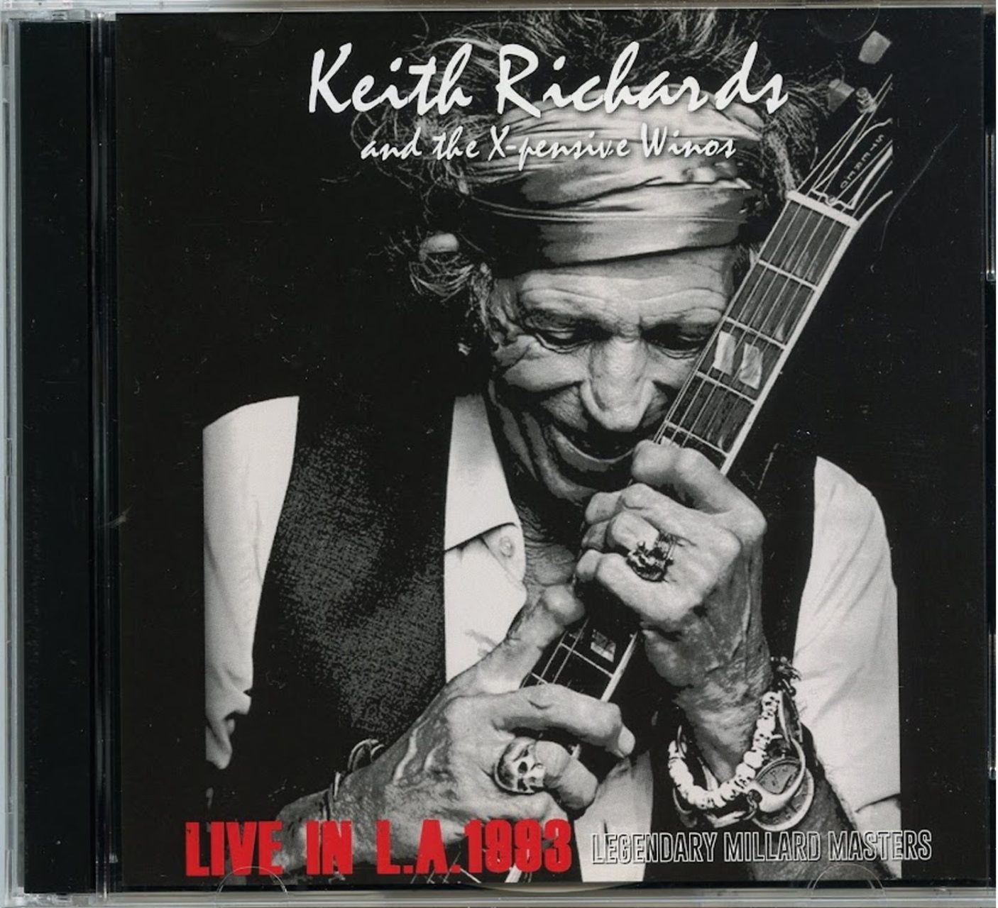 The Rolling Stones Keith Richards and The X-Pensive Winos Live In LA 1983 ( 2 CD SET ) ( EXILE ) ( Los Angeles, CA, USA, January 23rd, 1993 ) front cover The Rolling Stones Keith Richards and The X-Pensive Winos Live In LA 1983 ( 2 CD SET ) ( EXILE ) ( Los Angeles, CA, USA, January 23rd, 1993 ) front cover