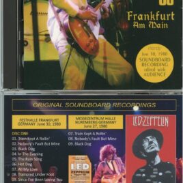 LED ZEPPELIN – Frankfurt AM Main ( 2 CD SET ) ( 2026 WENDY ) ( Festhalle Frankfurt, Germany, June 30th, 1980 plus bonustracks )