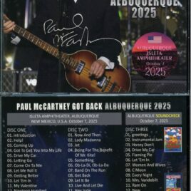 PAUL McCARTNEY –  Got Back Albuquerque 2025 ( 3 CD SET ) ( Piccadilly Circus ) ( Isleta Amphitheater, Albuquerque, New Mexico, USA, October 7th, 2025 plus Souncheck )